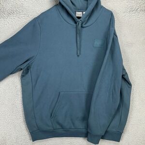 Puma Nike Mens Hoodie Sweatshirt 2XL Blue Drawstring Pocket Pull On‎ Sweater NEW